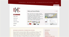 Desktop Screenshot of bonnieheneson.com